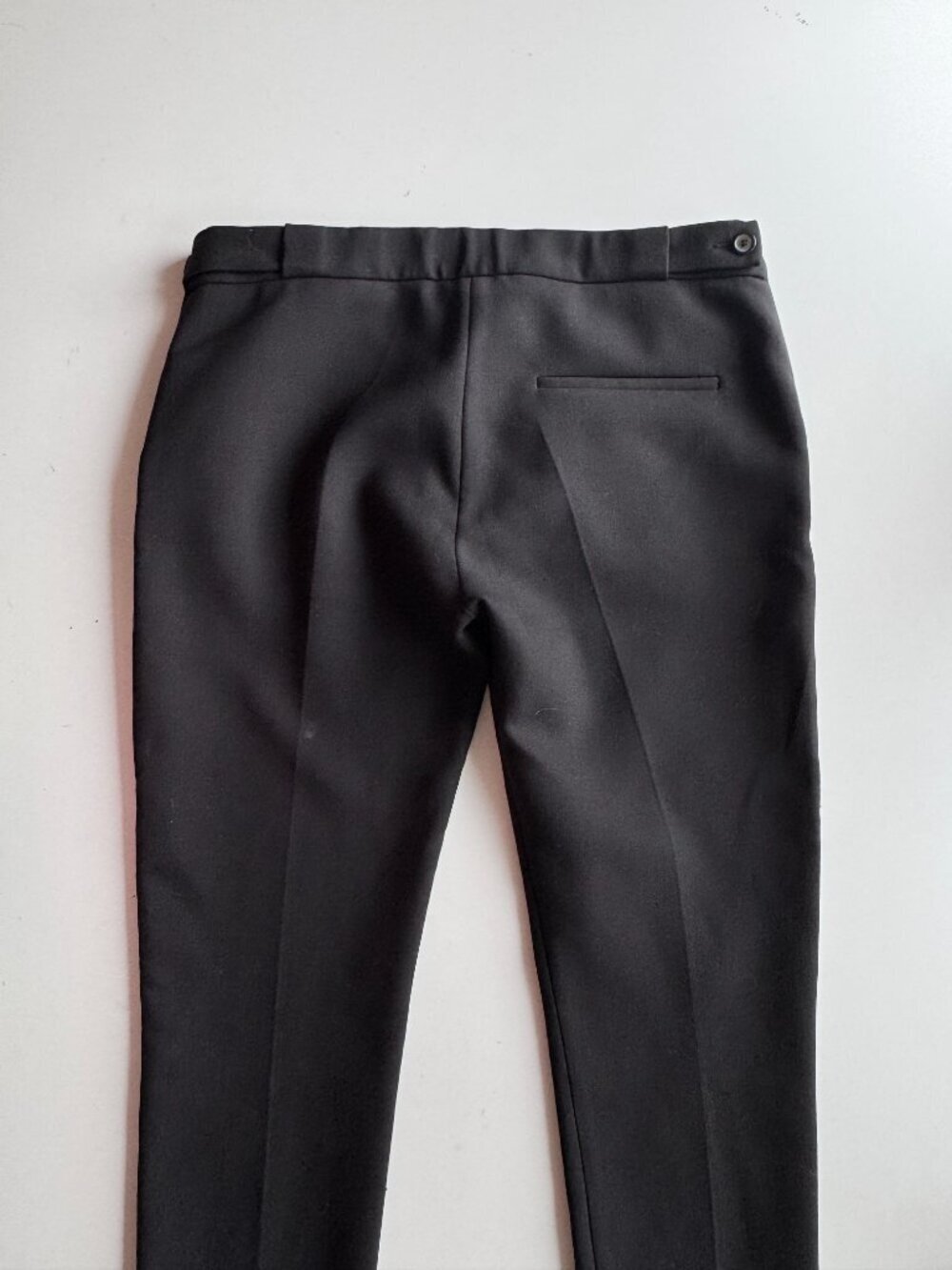 ACNE STUDIOS Cig D Wool Mid Rise Cropped Tapered Trousers Pants, Size 36/S - Picture 5 of 11